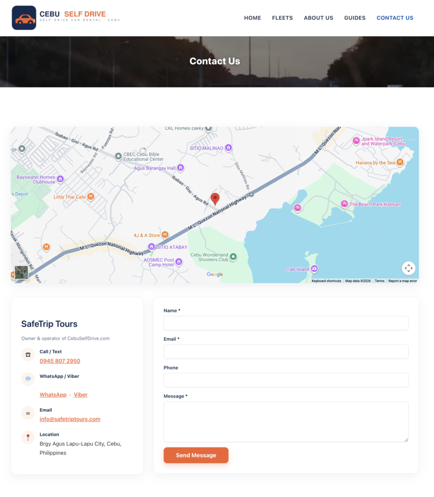 Cebu Self Drive screenshot