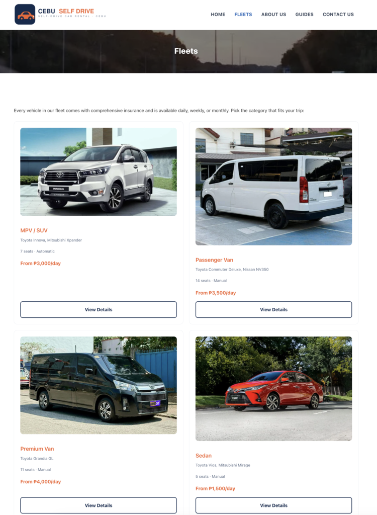 Cebu Self Drive screenshot