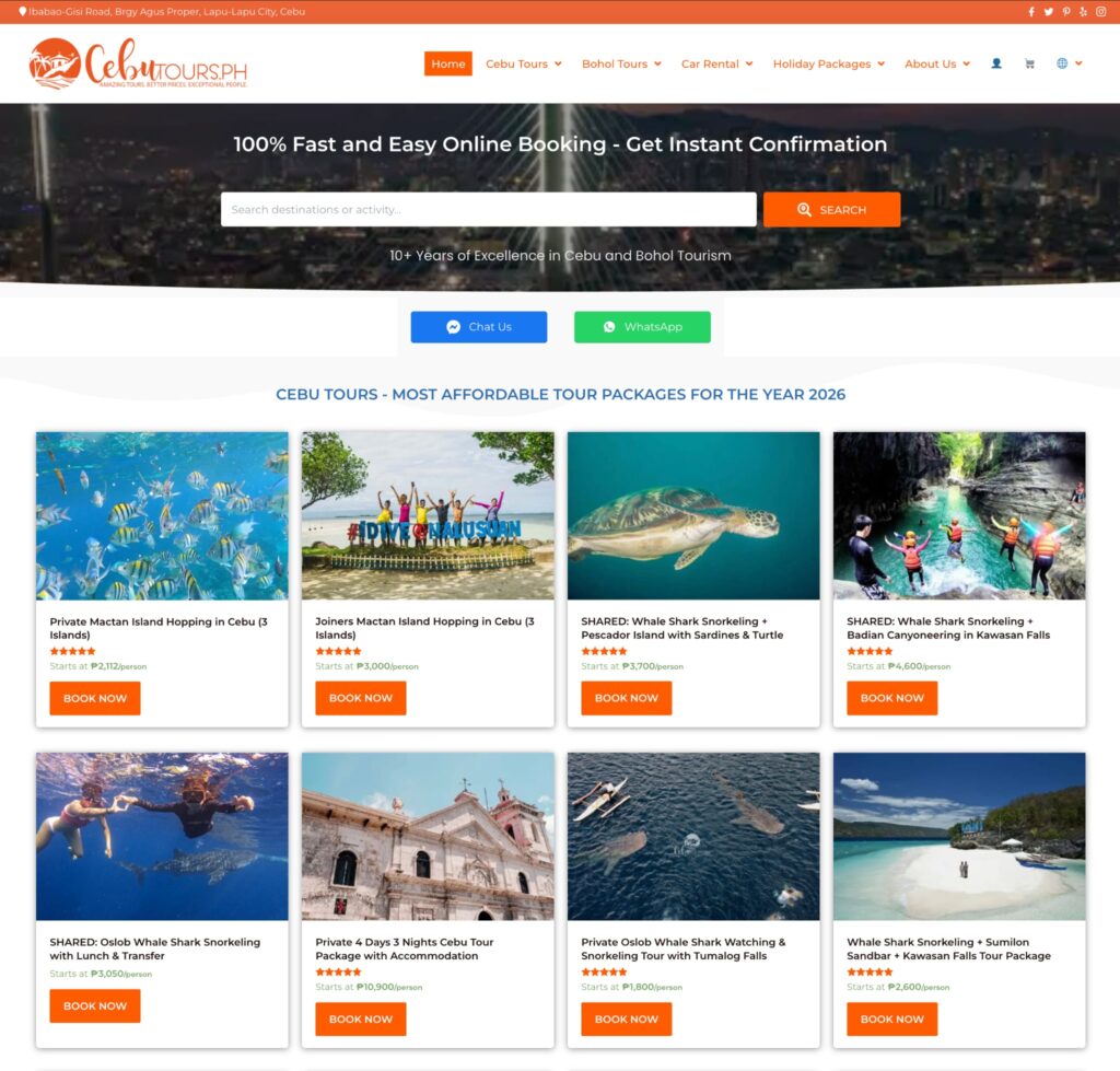 Cebu Tours PH screenshot